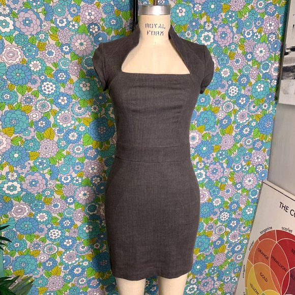 Bodybag By Jude Montreal Grey Mini Dress Size XS (Size 2) - Picture 1 of 7